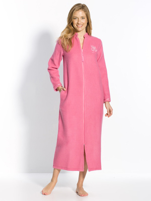 Robe de chambre zip molleton courtelle