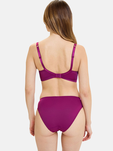 Soutien-gorge à armatures brodé Narcisse