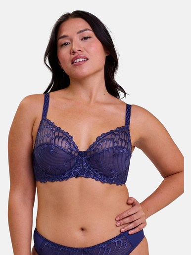 Soutien-gorge à armatures brodé Narcisse - Sans Complexe - 