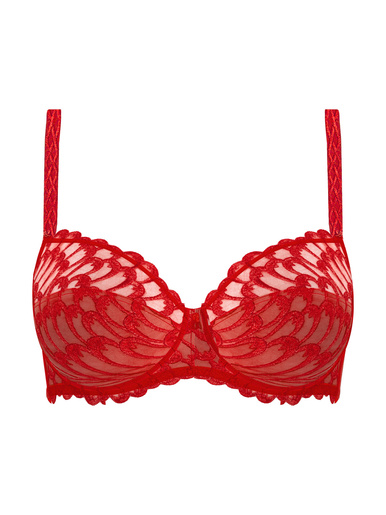 Soutien-gorge à armatures brodé Narcisse