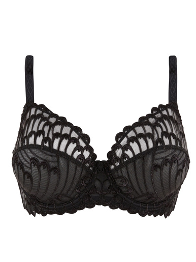 Soutien-gorge à armatures brodé Narcisse