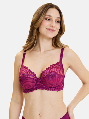 Soutien-gorge à armatures brodé Narcisse