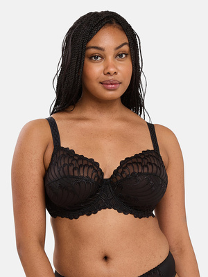 Soutien-gorge à armatures brodé Narcisse