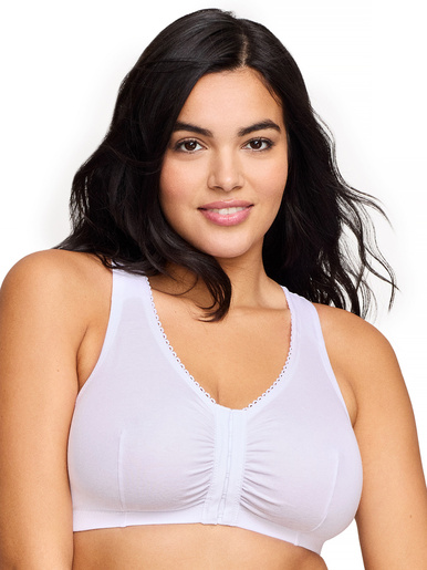 Soutien-gorge Confort Parfait dos nageur - Glamorise - Blanc