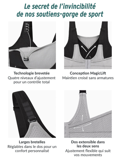Soutien-gorge Sport contrôle réglable
