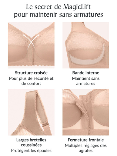 Soutien-gorge agrafé devant
