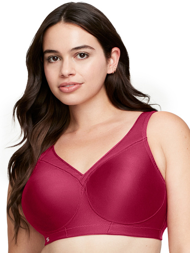 Soutien-gorge de sport sans coutures - Glamorise - Rouge
