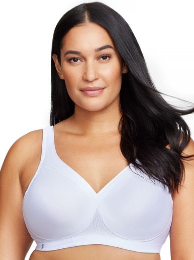 Soutien-gorge de sport sans coutures - Glamorise - Blanc
