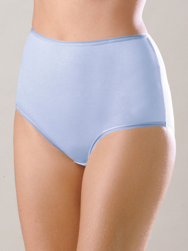 Lot de 3 culottes invisibles - Daxon - Rose + bleu lavande + vert