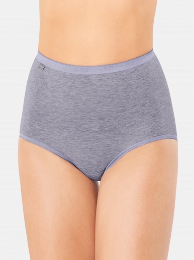 Lot de 3 culottes maxi Basic + - Sloggi - Gris chiné