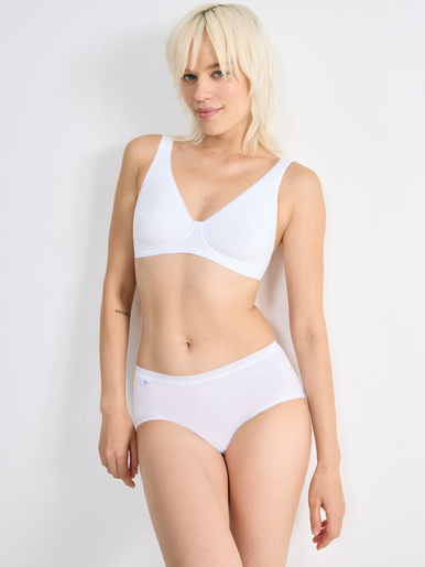 Culotte midi Basic + coton majoritaire
