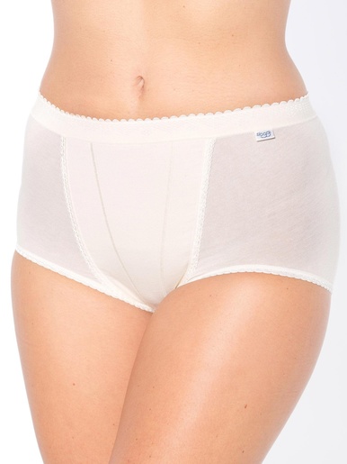 Culotte haute gainante Control Maxi - Sloggi - Nacre