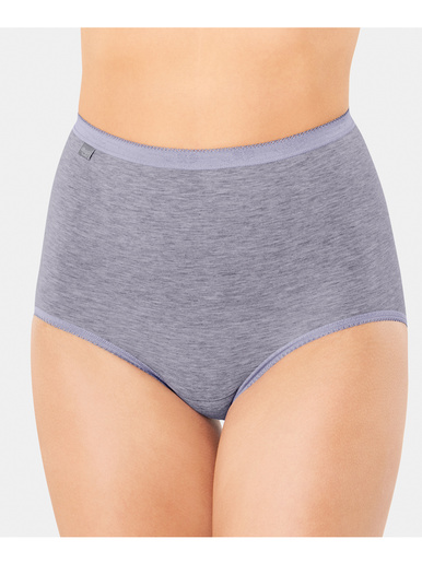 Lot de 3 culottes maxi + 1 gratuite - Sloggi - Gris chiné