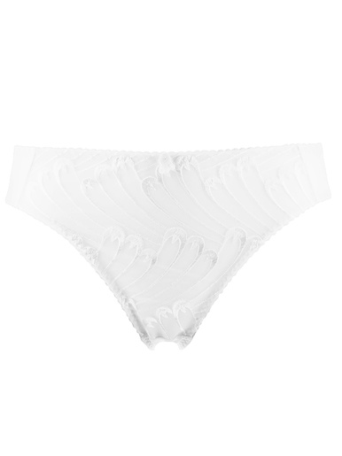 Slip Narcisse microfibre brodée