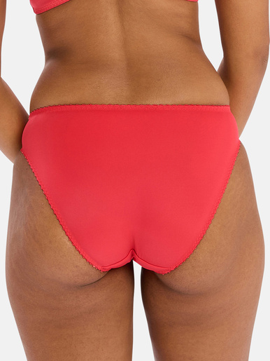 Slip Narcisse microfibre brodée