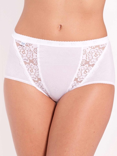 Culotte Chic maxi lot de 3 + 1 gratuite - Sloggi - Blanc