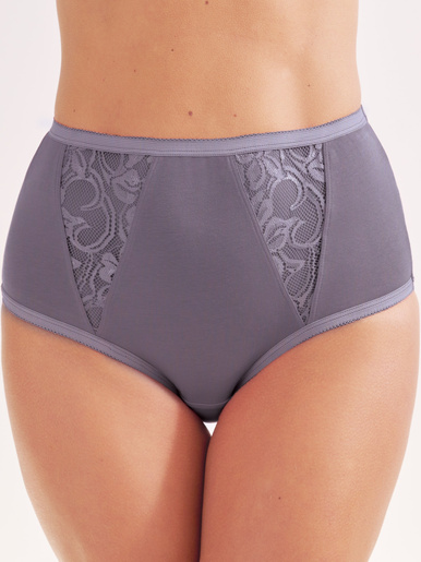 Lot de 3 culottes midi dentelle - Daxon - 