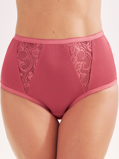 Lot de 3 culottes midi dentelle - Daxon - 