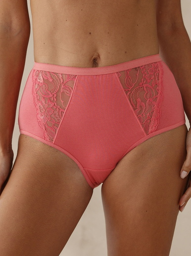 Culottes midi lot de 3 - Daxon - Rose pâle + corail + jaune