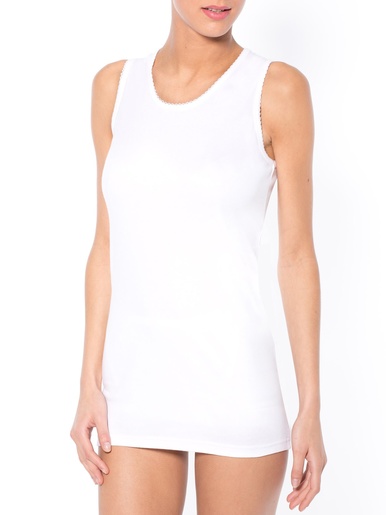 Chemises sans manches lot de 2 - Daxon - Blanc