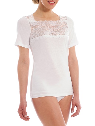 Chemises manches courtes lot de 2 - Lingerelle - Blanc