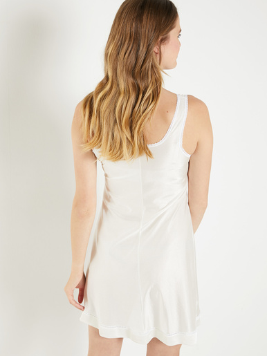Fond de robe maille satinée 90 cm