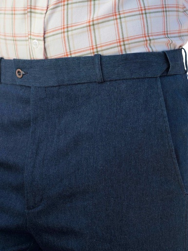 Jean droit confort ceinture élastiquée
