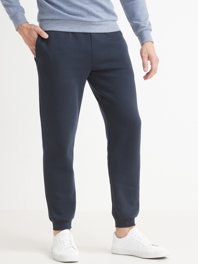 Pantalon de sport molleton gratté - Daxon - Marine