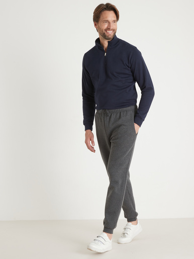 Pantalon de sport molleton gratté - Daxon - Anthracite