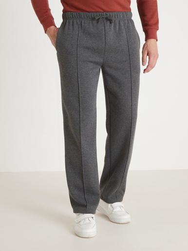 Pantalon de jogging molleton gratté - Daxon - Anthracite