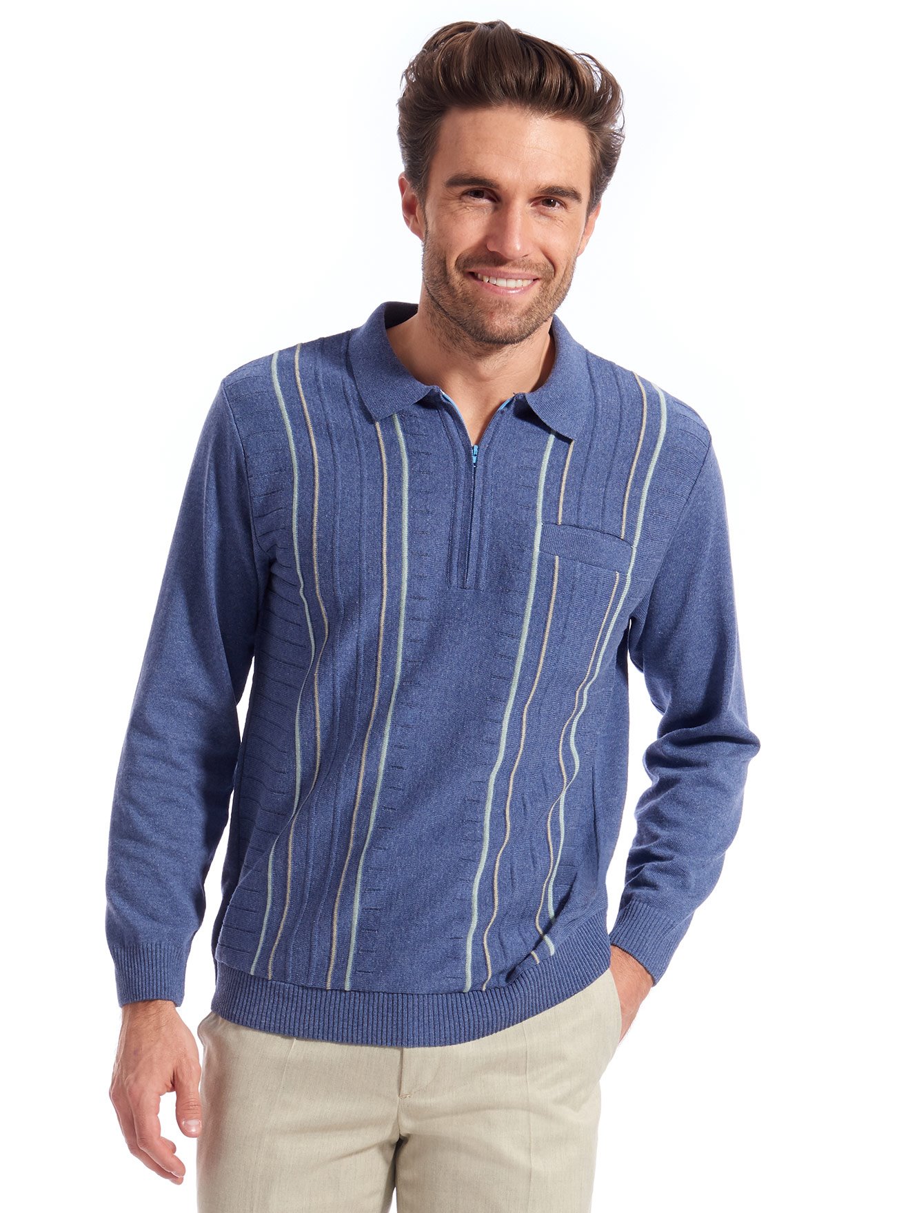 Polo manches longues - Daxon - Homme