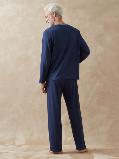 Pyjamas jersey pur coton lot de 2