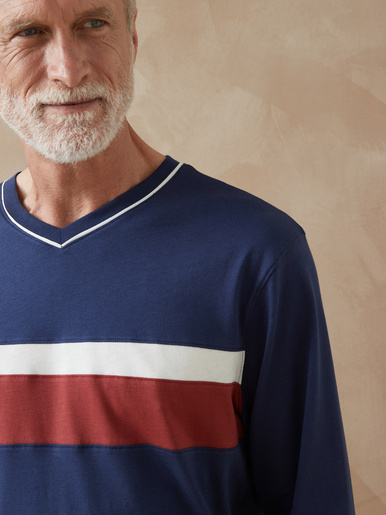 Pyjamas jersey pur coton lot de 2