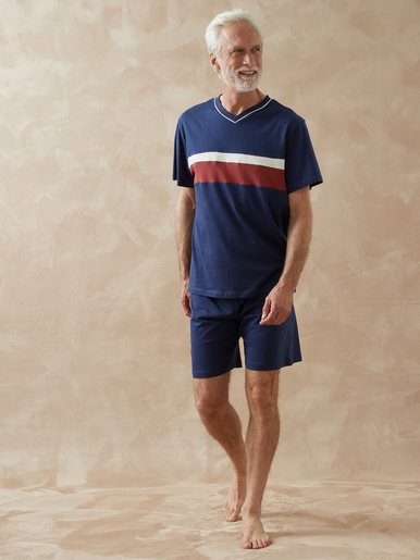 Pyjashorts à rayures en jersey lot de 2