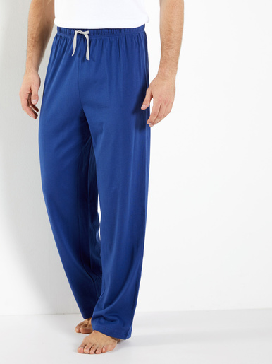 Lot de 2 pantalons de pyjama bas droits - Daxon - Bleu et gris