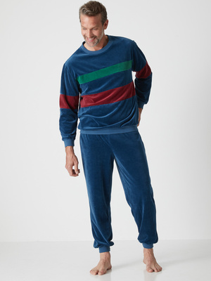 Pyjama forme jogging en velours