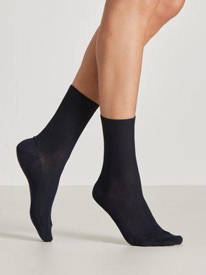 Mi-chaussettes coton lot de 2 paires