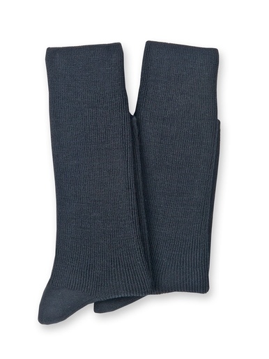 Mi-chaussettes laine lot de 2 paires - Daxon - Noir