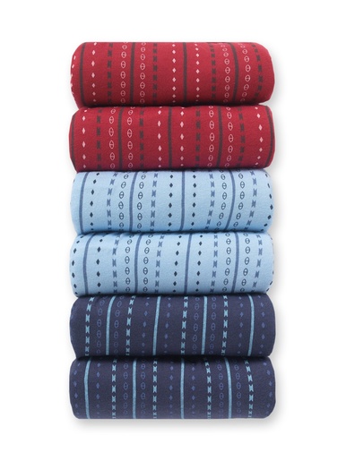 Slips hauts ouverts pur coton lot de 6