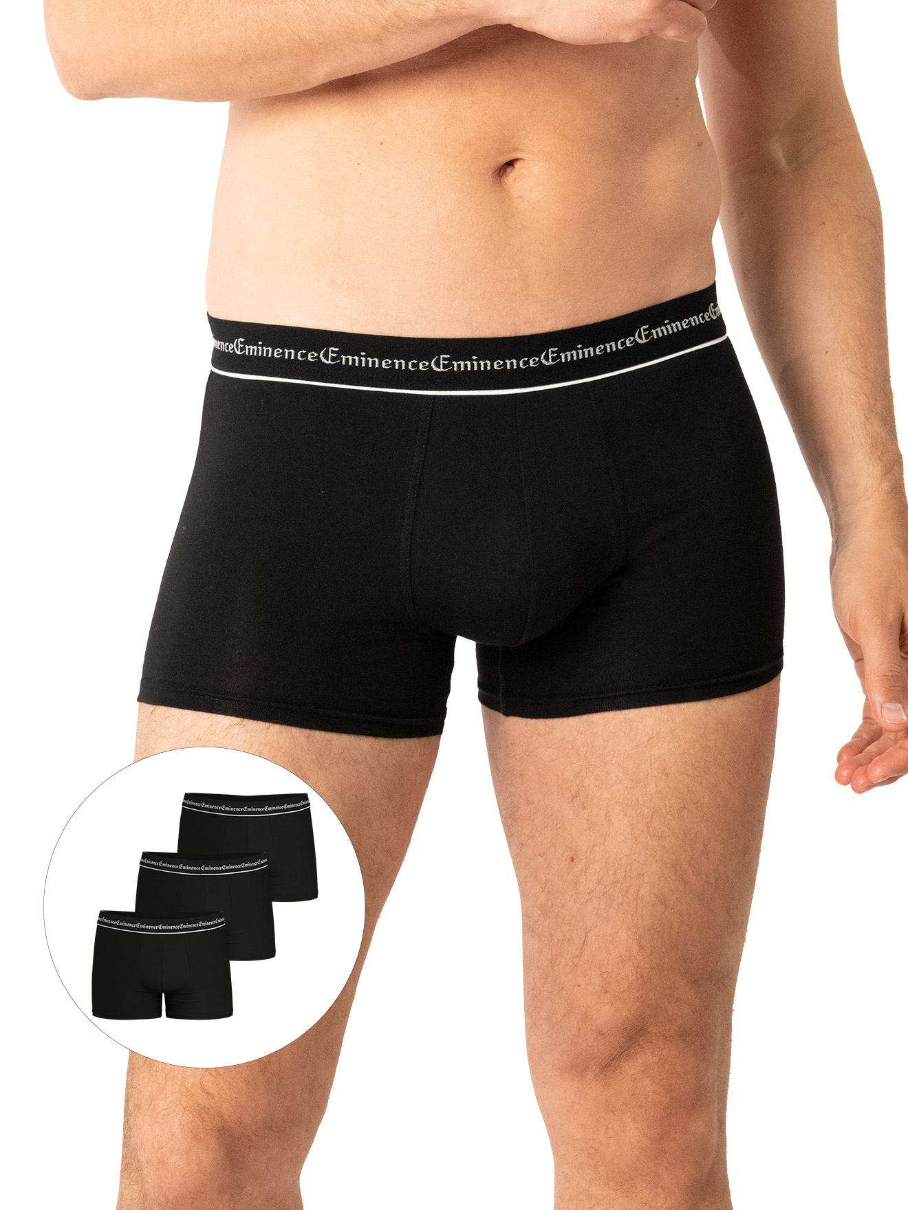 Lot de 3 boxers Business - Eminence - Noir