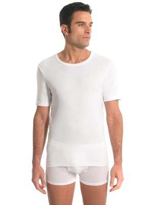 4 hommes porteurs de maillots de corps aisselle Chemises Blanc Feinrippe fibre naturelle 5 6 7 8 9 10