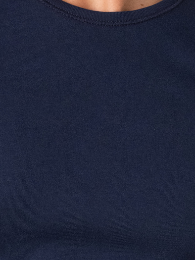 Tee-shirt encolure ronde, pur coton
