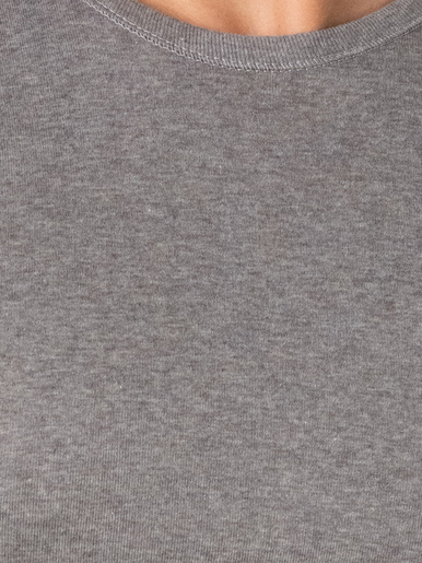 Tee-shirt encolure ronde, pur coton