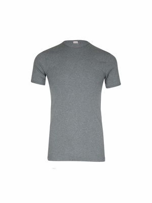 Tee-shirt encolure ronde, pur coton