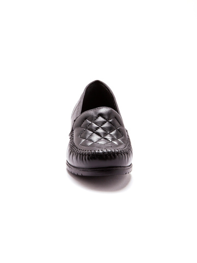 Mocassins en cuir - Pédiconfort - Noir