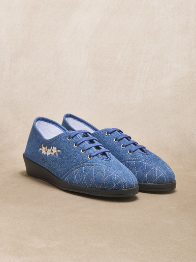 Derbies ultra-souples - Pédiconfort - Bleu jean