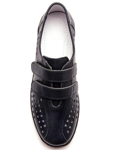 Derbies scratchées à semelle amovible