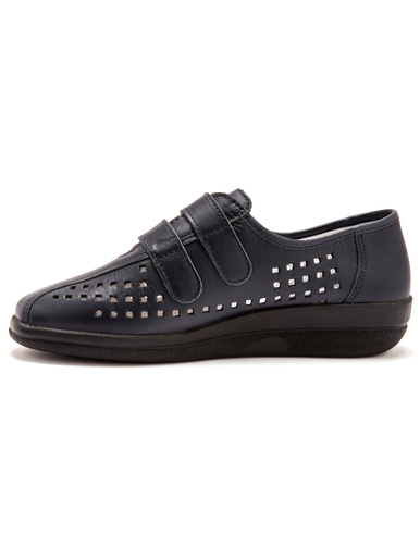 Derbies scratchées à semelle amovible