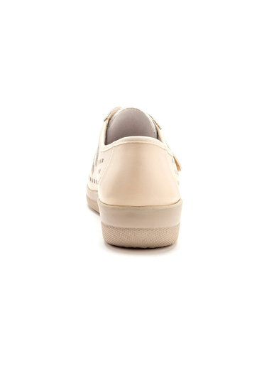 Derbies scratchées à semelle amovible - Pédiconfort - Beige