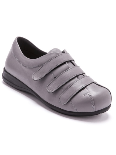 Derbies ultra larges pieds sensibles - Pédiconfort - Gris
